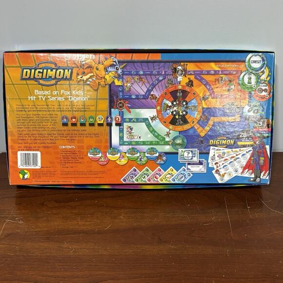 Digimon Digital Monsters Ultimate Adventure Board Game - READ Missing 2 Tokens - Picture 2 of 16